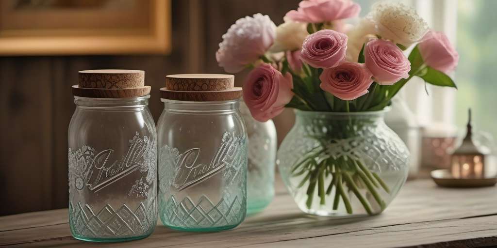 Decorar botes de cristal vintage: Ideas y consejos para un toque único