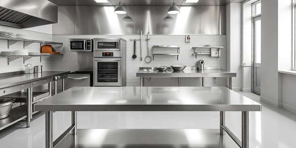 Mesa de acero inoxidable de trabajo: Durabilidad y Versatilidad para Tu Cocina