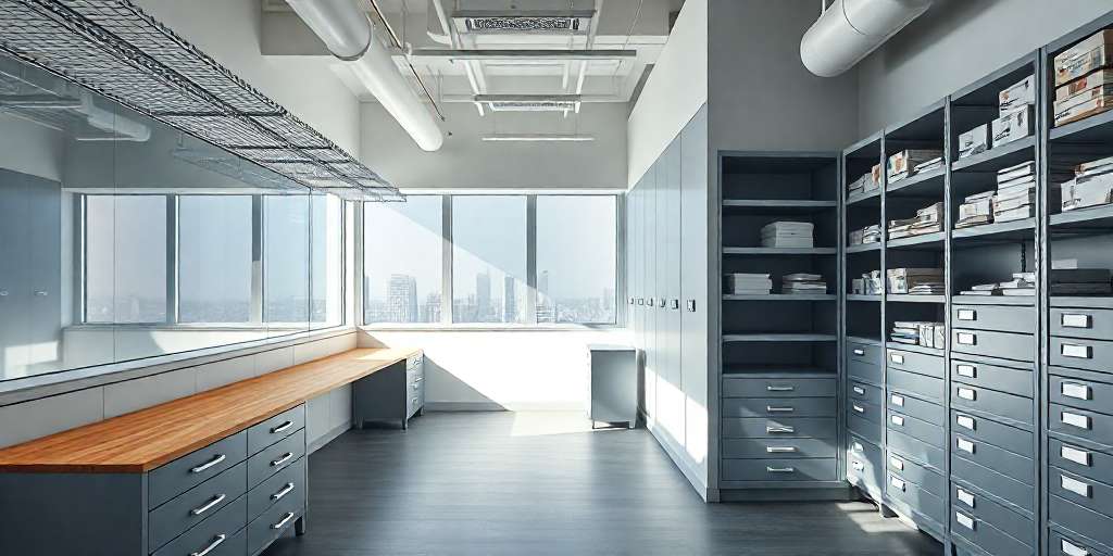 Muebles metálicos para oficinas: organización y durabilidad a tu alcance