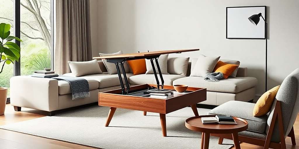 Mesas de centro salón elevables: funcionalidad y estilo para tu hogar