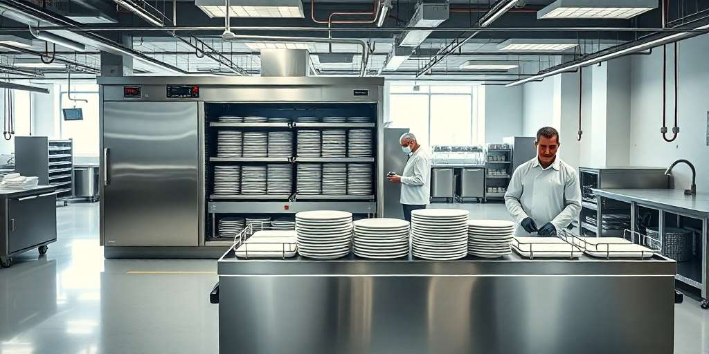 Lavavajillas en la industria: Eficiencia y limpieza en hostelería