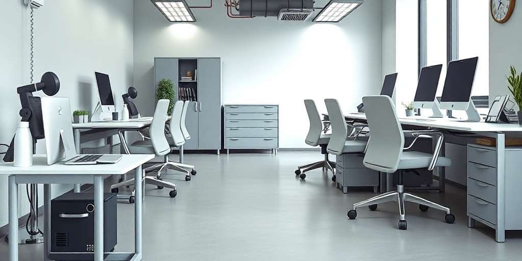 Mobiliario metálico para oficina: diseño y funcionalidad esencial