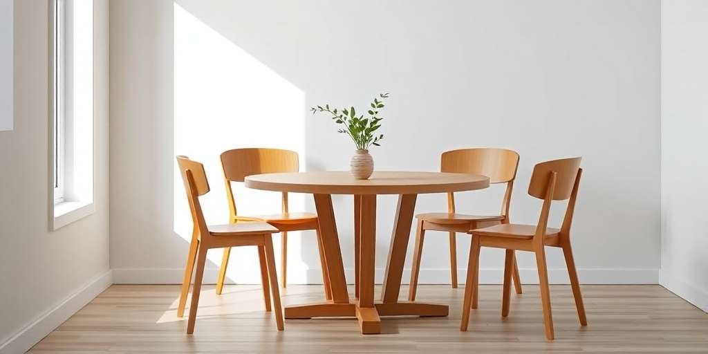 Mesa redonda con sillas comedor: la elección perfecta para tu hogar