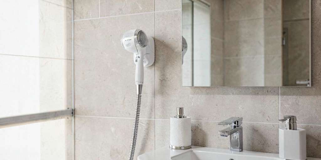 Secador de pelo de pared para hoteles: comodidad y estilo en cada baño